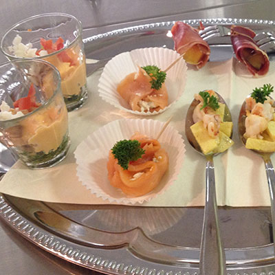 Receptiehapjes Welkom